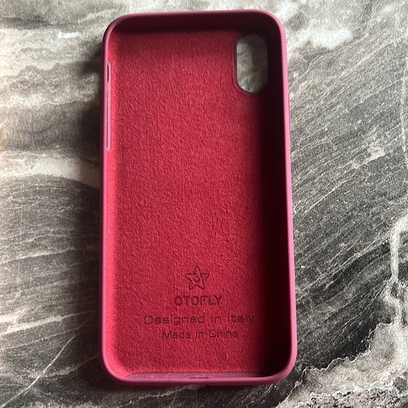 iPhone XS/X case. Brand new silicone case. Pretty wine color. - Picture 2 of 3